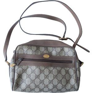 324159F V Gucci Shoulder Bag Brown Messenger PVC